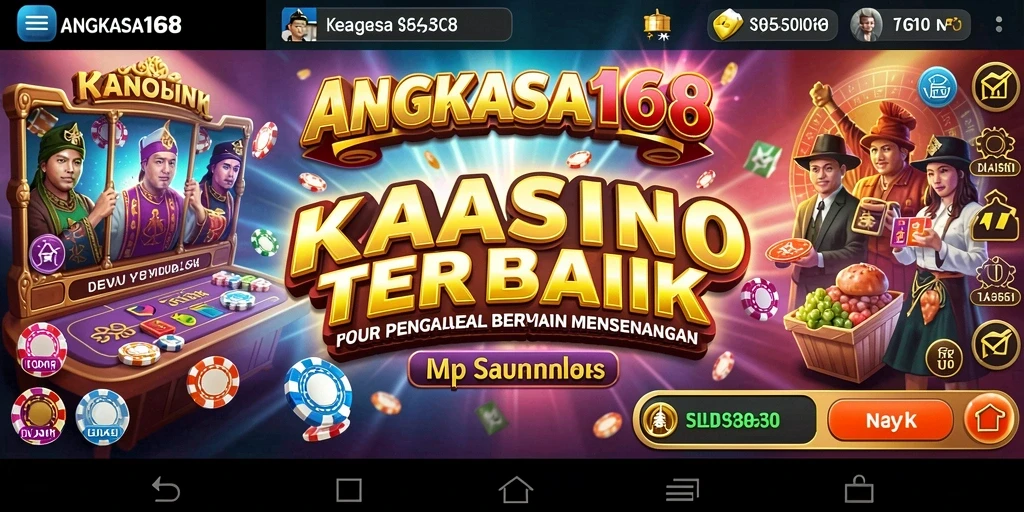 Tampilan gameplay ANGKASA168 yang mendebarkan dan interaktif.