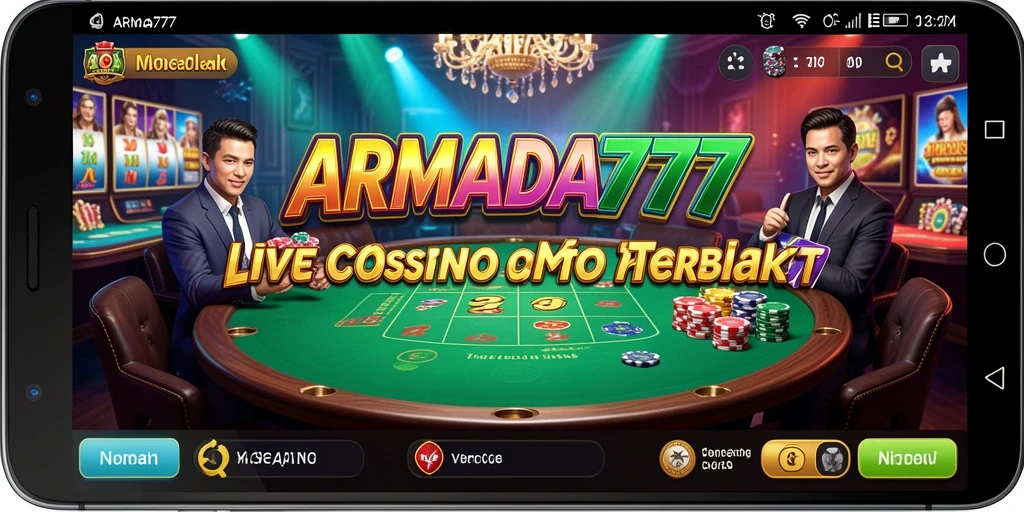 Tangkapan layar gameplay Live Casino ARMADA777 yang mendebarkan.