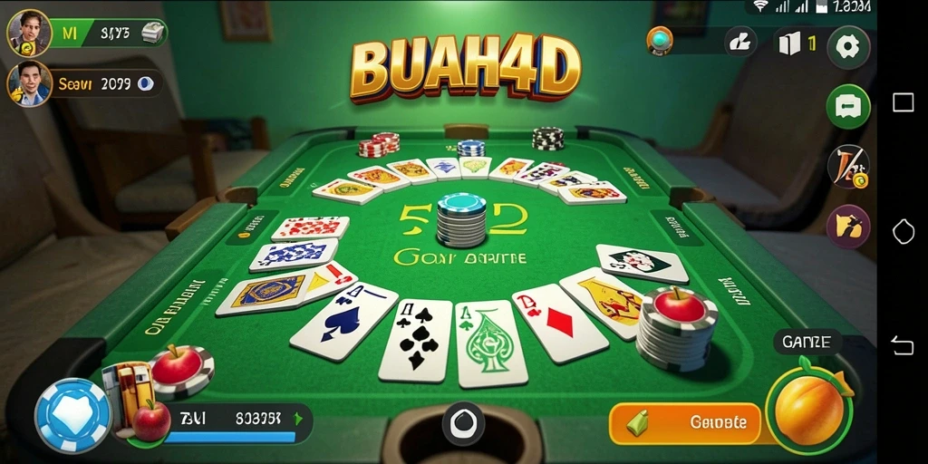 Tampilan seru gameplay Gaple di BUAH4D yang memikat.