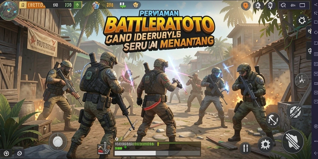 Gameplay seru dalam pertempuran di CIPUTRATOTO.