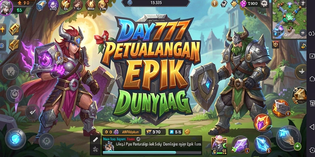 Tampilan gameplay menarik dari <strong>DAY777</strong> di dunia ARPG.