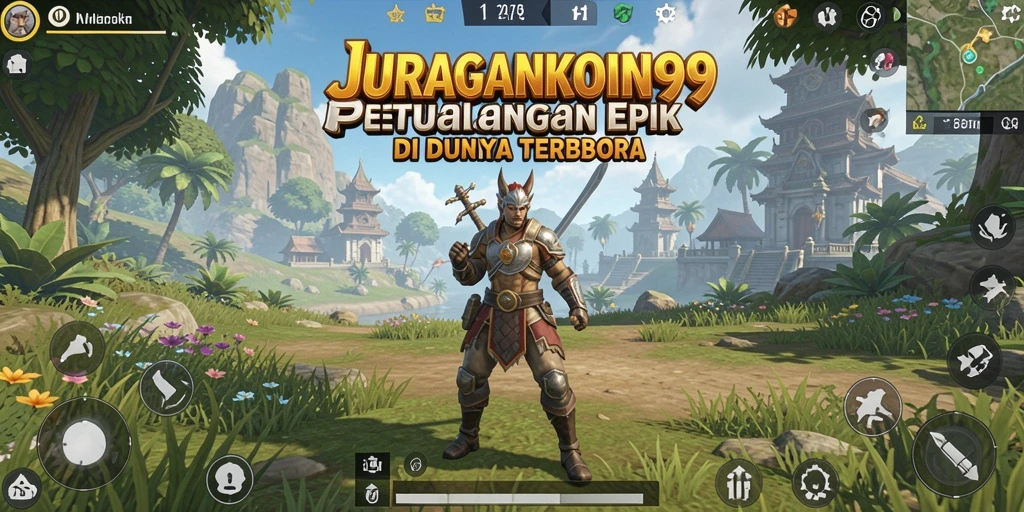 Gameplay JURAGANKOIN99 dengan dunia terbuka yang menakjubkan dan interaksi menarik.
