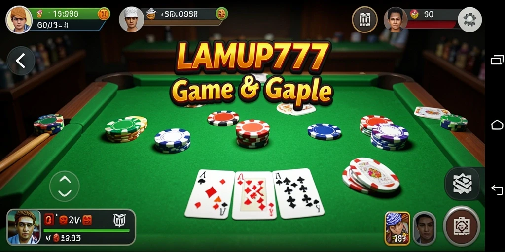 Tampilan gameplay LAMPU777 yang mengasyikkan dan penuh strategi Gaple.