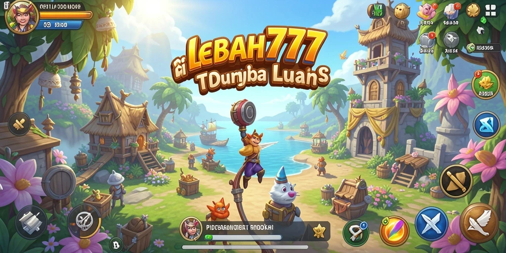 Tangkapan layar gameplay LEBAH777 menampilkan petualangan menakjubkan di dunia terbuka.