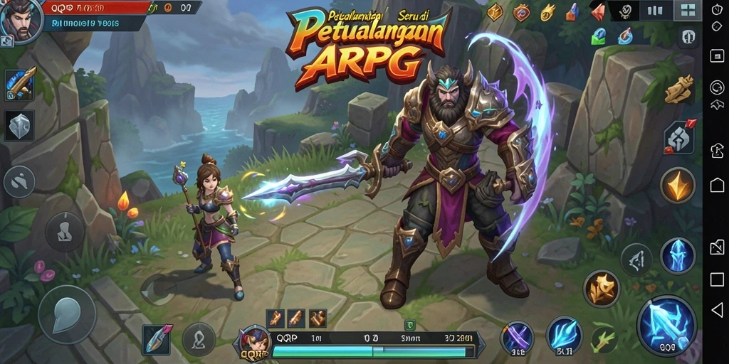 Gameplay QQRP yang menegangkan dan penuh aksi.