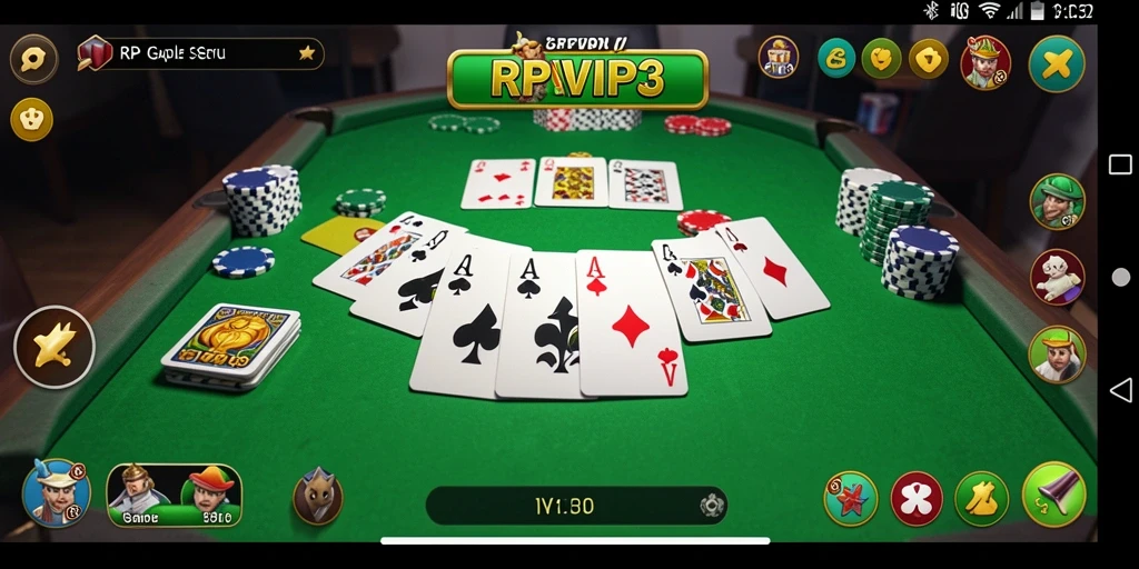 Tampilan gameplay Gaple yang seru dan interaktif