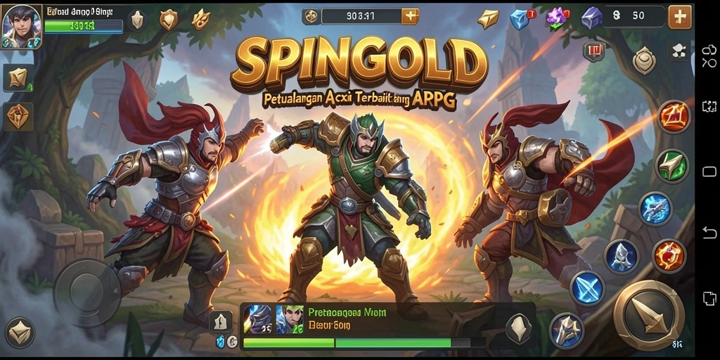 Tampilan gameplay seru dalam dunia ARPG yang mendebarkan.