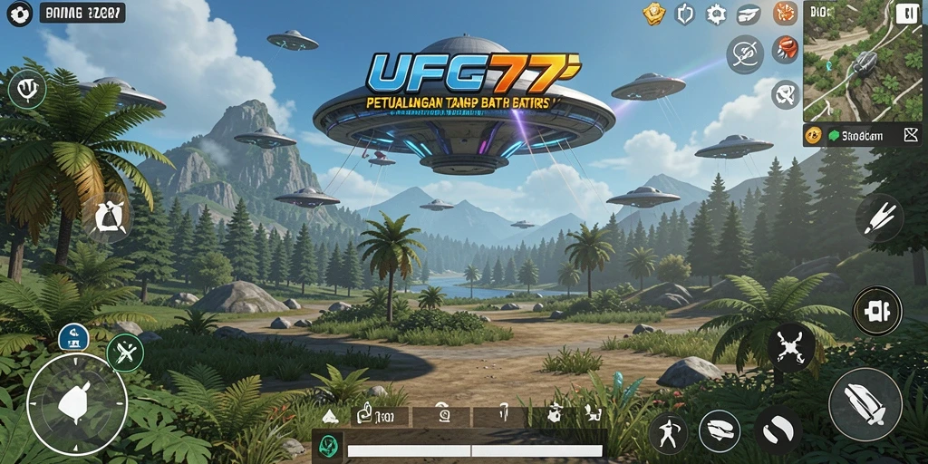 Gameplay mendalam di dunia terbuka UFO77 yang seru.