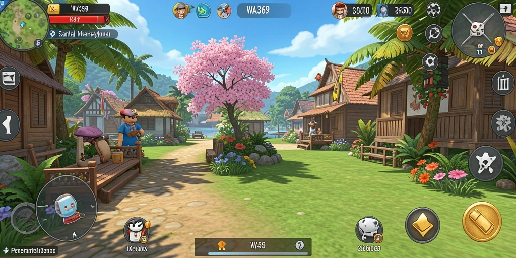 Tangkapan layar utama WA369 yang menunjukkan gameplay yang seru dan menarik.